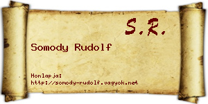 Somody Rudolf névjegykártya